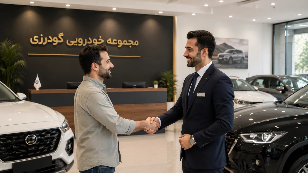 مشاوره خرید خودرو و خدمات فروش در مجموعه خودرویی گودرزی
